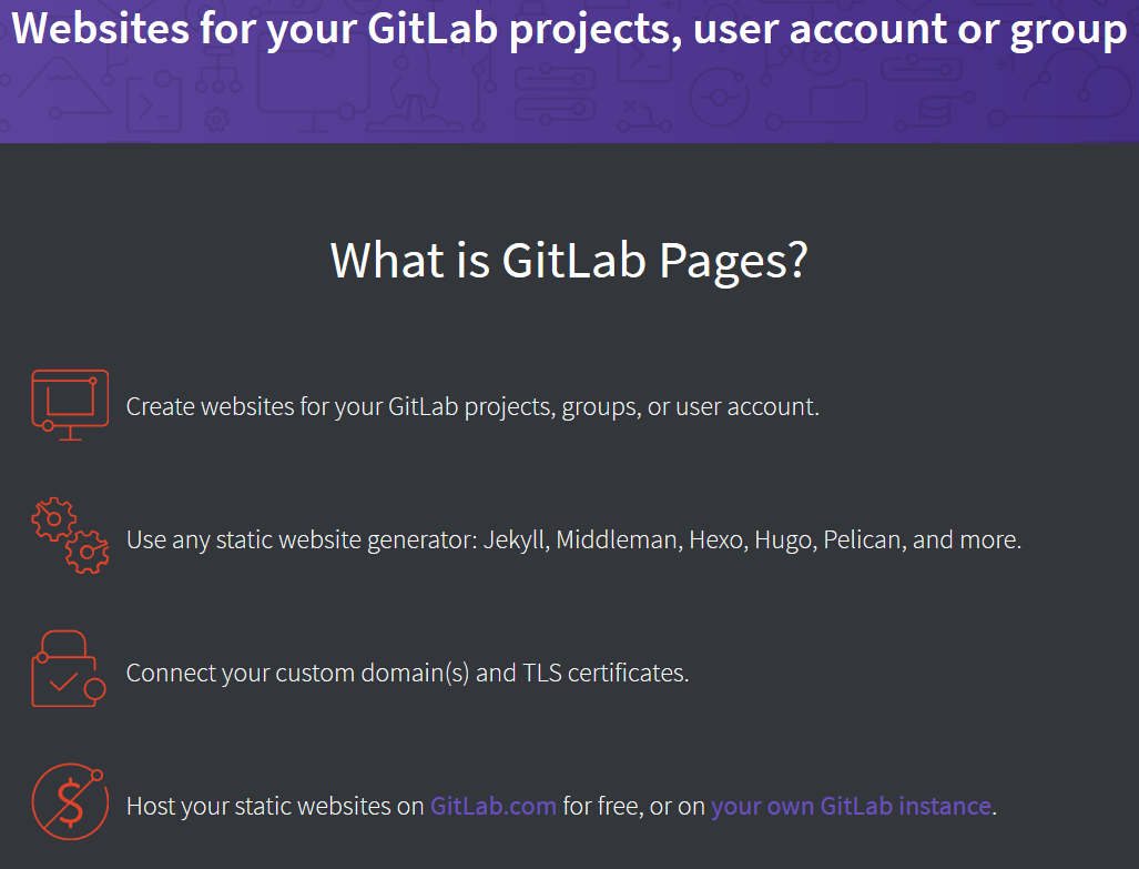 gitlab pages